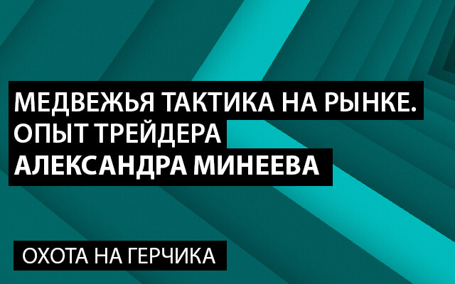 Медвежья тактика на рынке. Опыт трейдера Александра Минеева